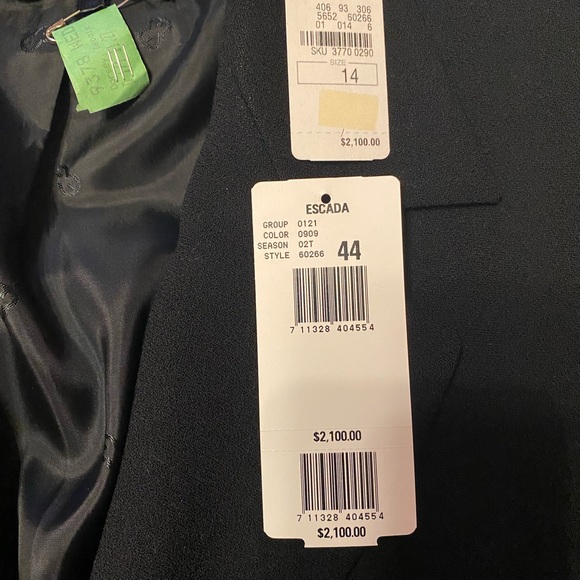 Authentic Escada black jacket - Picture 6 of 7